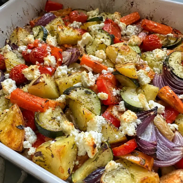 Ofengemüse mit Kartoffeln Und Feta