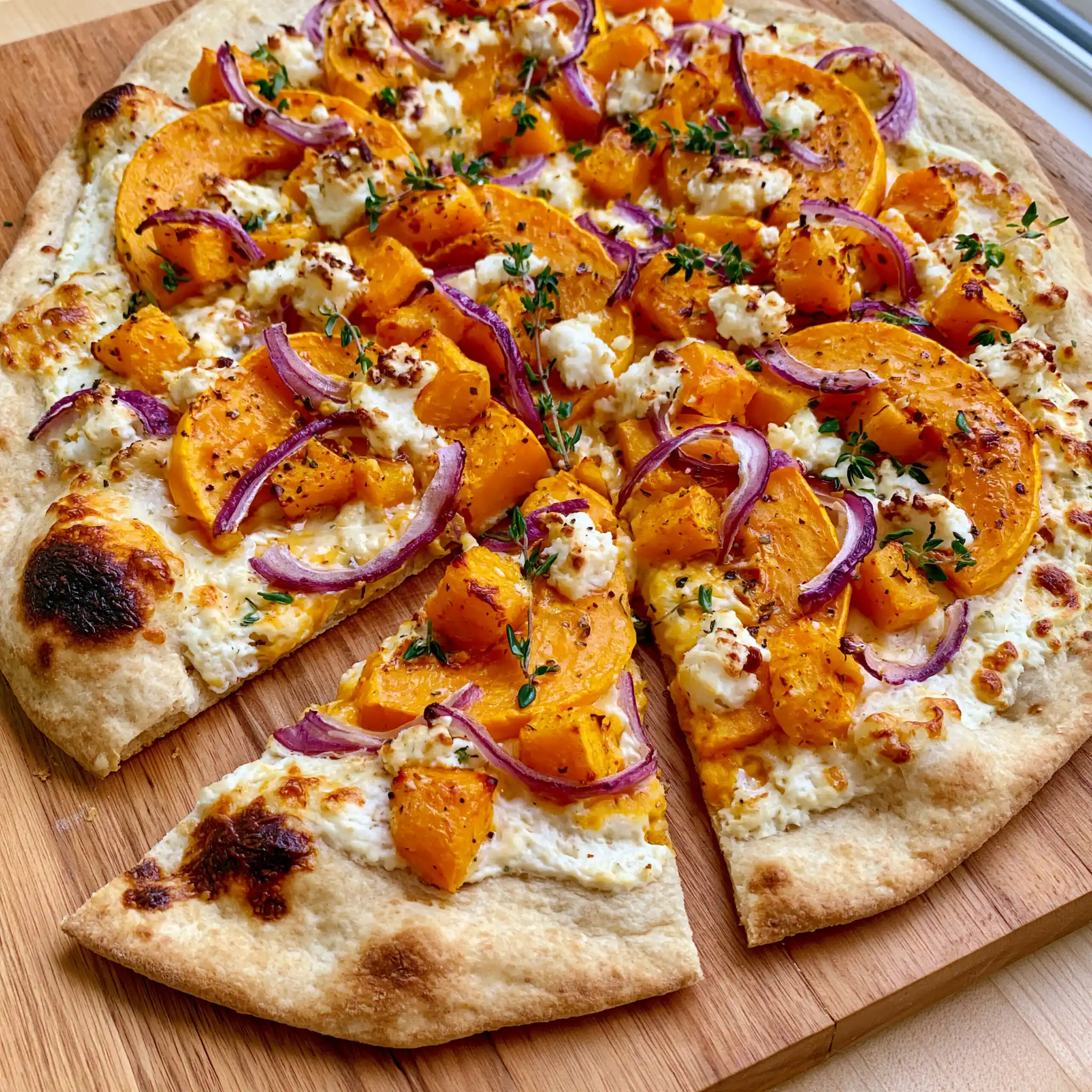 kürbis feta flammkuchen