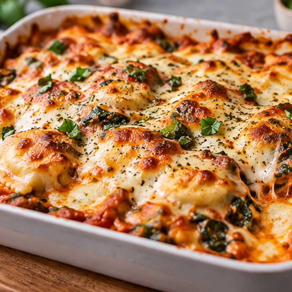 Ravioli-Auflauf mit Mozzarella